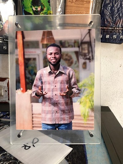 Transparent frame